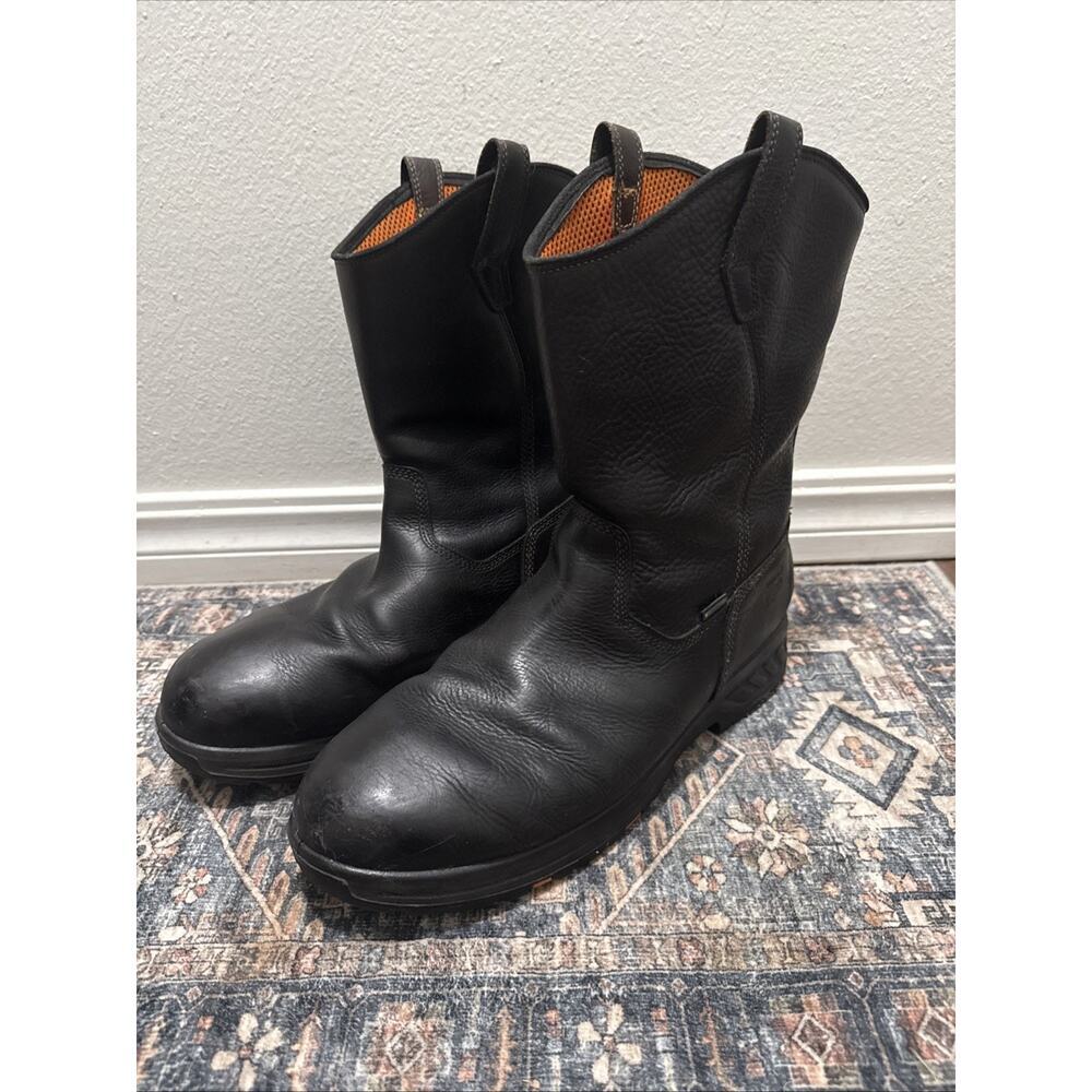 Men's Timberland PRO Wellington Waterproof Steel ‎ Toe Work Boot Sz 14.5